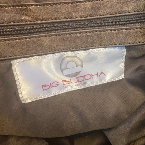 Quilted faux fur brown Big Buddha Santa Barbara women’s Handbag - Picture 11 of 14